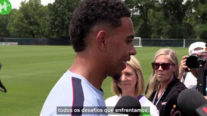 O meio-campista do Aston Villa e da Inglaterra falou sobre a atmosfera do Estádio Azteca e a possibilidade de uma grande festa do lado de fora do hotel da seleção antes do confronto das oitavas de final contra o México.