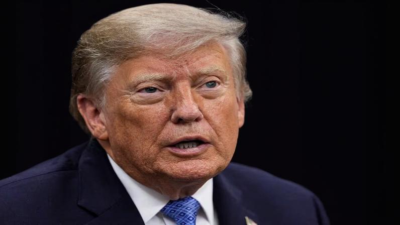 Presidente dos EUA, Donald Trump, no Salão Oval da Casa Branca