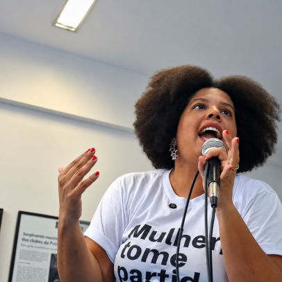 Samara Martins (UP) é a única mulher concorrendo à Presidência
