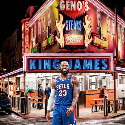 Lanchonetes rivais na Filadélfia disputam atenção de LeBron James