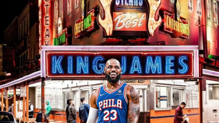 Lanchonetes rivais na Filadélfia disputam atenção de LeBron James