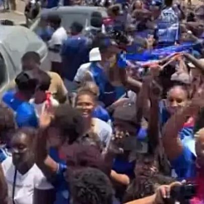 Seleção de Cabo Verde é homenageada com carreata após campanha inédita na Copa