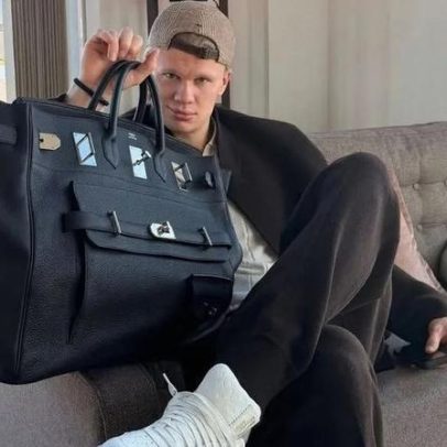 Bolsas de luxo de Haaland chegam a custar até 217 mil reais