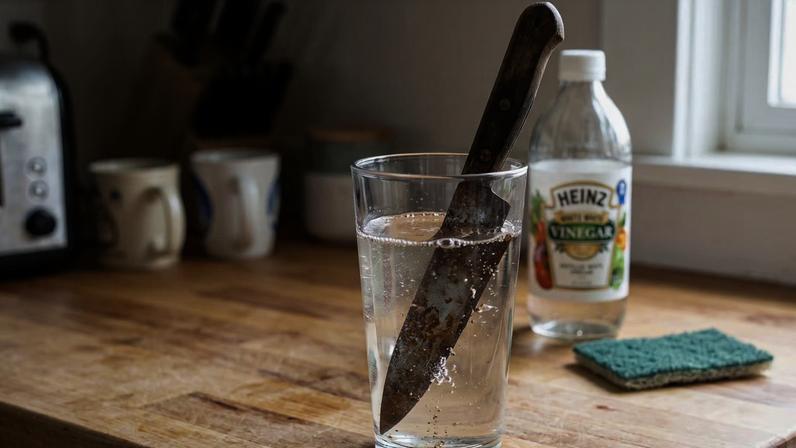 Ferrugem em utensílios de metal pode ser removida com vinagre