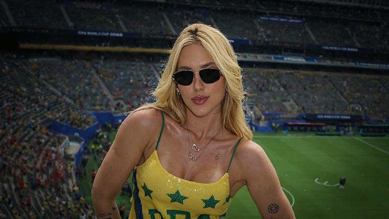 Virgínia Fonseca posa com as filhas na copa e explica falta do caçula