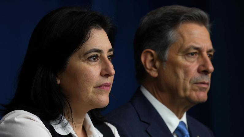 Ministra do Planejamento, Simone Tebet, e ministro da Fazenda, Fernando Haddad - Metrópoles