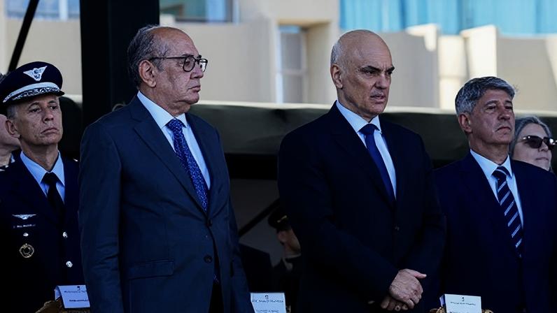 Os ministros do STF (Supremo Tribunal Federal), Gilmar Mendes e Alexandre de Moraes