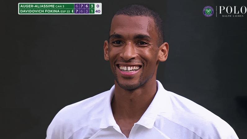 Félix Auger-Aliassime and Alejandro Davidovich Fokina played an incredible point.