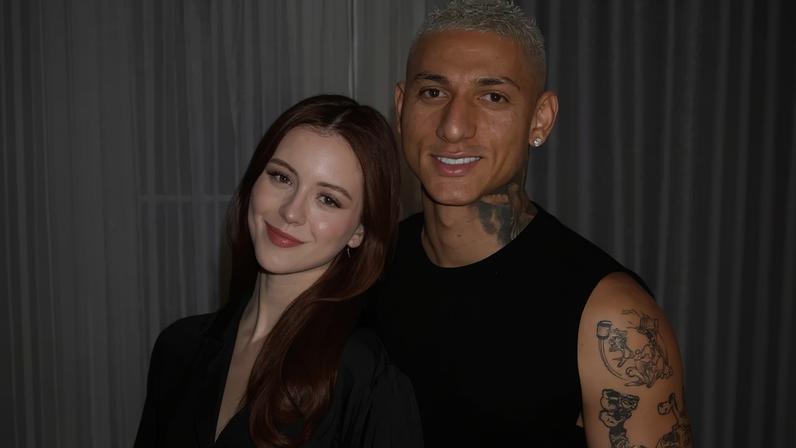 Amanda Araújo e Richarlison (Redes Sociais/Reprodução)