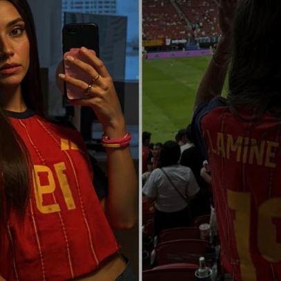 Namorada de Lamine Yamal posta foto antes do jogo da Copa