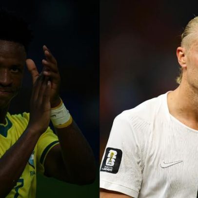 Brasil x Noruega: duelo entre Vinícius Júnior e Haaland