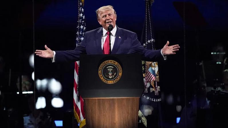 O presidente dos Estados Unidos, Donald Trump