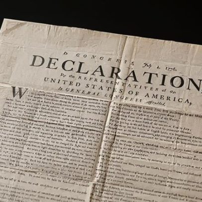 Cópia rara da Declaração de Independência é encontrada em arquivo britânico