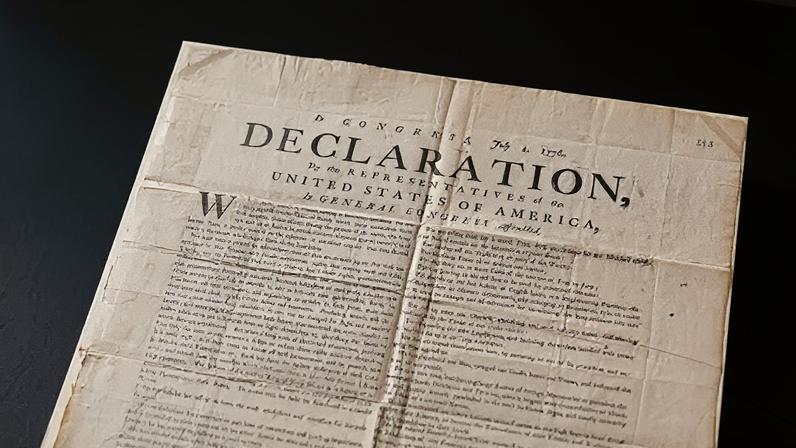 Cópia rara da Declaração de Independência é encontrada em arquivo britânico