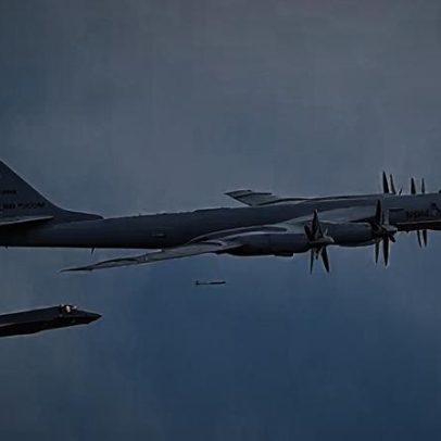 Caças britânicos interceptam avião russo no Mar da Noruega