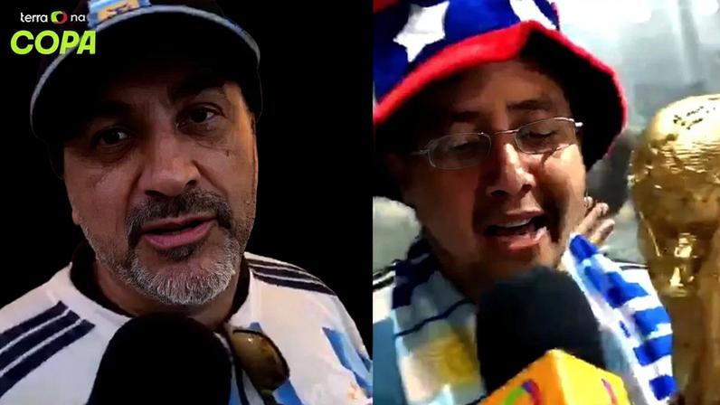 Brasileiros contam por que trocam a amarelinha pela camisa da Argentina