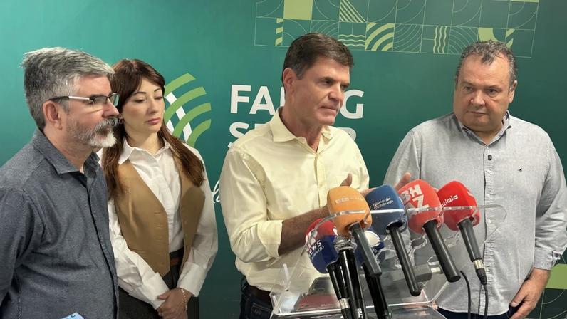 O presidente do Sistema Faemg Senar, Antônio de Salvo, em coletiva nesta sexta-feira (3/7)