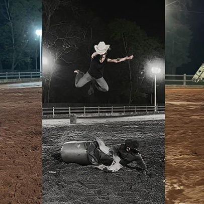 Ana Castela aparece rolando na lama com amigos após treino de hipismo