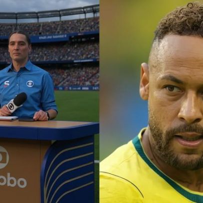 Comentarista da Globo enfrenta ataques por ironizar Neymar na Copa