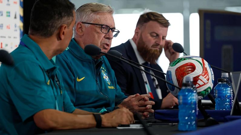 Em coletiva, Ancelotti avalia evolução do Brasil na Copa do Mundo