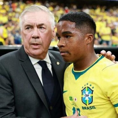 Endrick vê Ancelotti como iluminado: ele pensa e as coisas acontecem