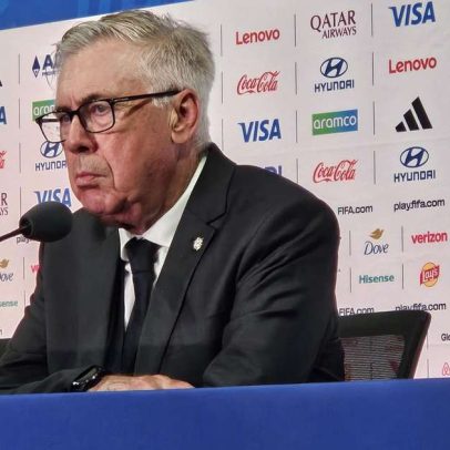 Ancelotti explica por que Bruno Guimarães bateu pênalti e revela quem cobraria