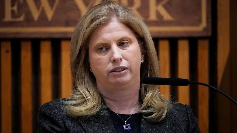 Jessica Tisch, comissária de polícia de Nova York, em foto de arquivo de março de 2026 — Foto: AP