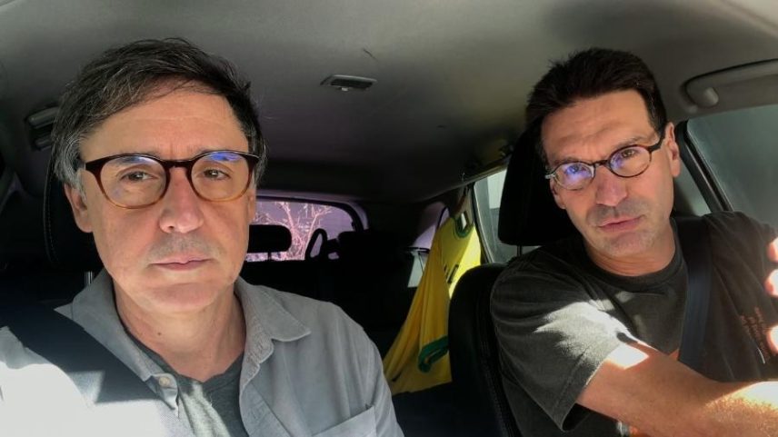 Arnaldo e Tironi, no Posse de Bola "De Carona"
