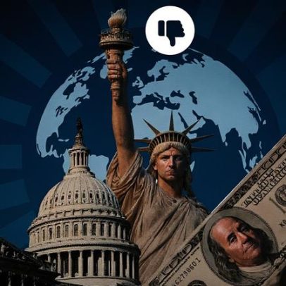 Democracia e influência dos EUA sob questionamento