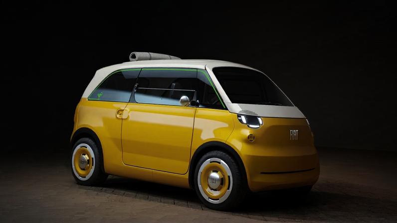 Fiat Multiplina chama atenção pelo ar retrô e o formato vertical da carroceria