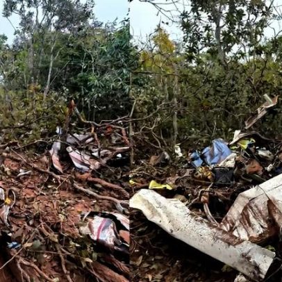 Avião cai em Campo Grande; bombeiros buscam por vítimas