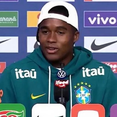 Endrick diz que vai dormir como bebê antes de jogo com a Noruega