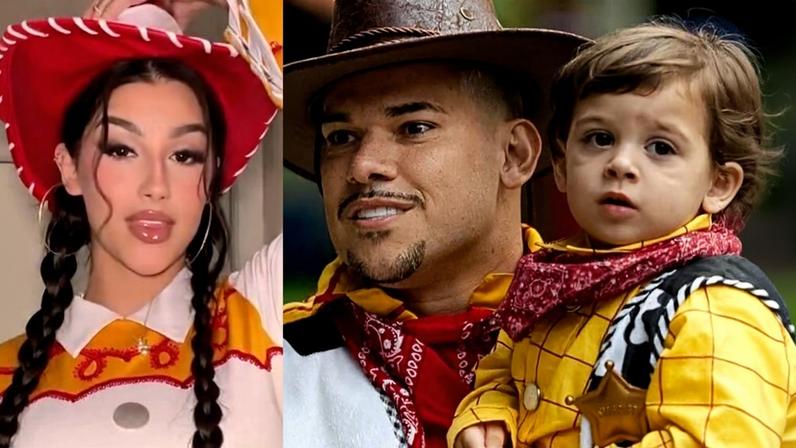 Bia Miranda reage ao ser criticada por faltar festa na escola do filho, Kaleb