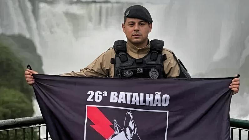 Felipe dos Santos Bettio ingressou na Polícia Militar do Paraná em 2022 e atuava no Grupo de Operações com Cães