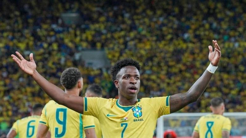 Uniforme do Brasil em jogo contra o Panamá