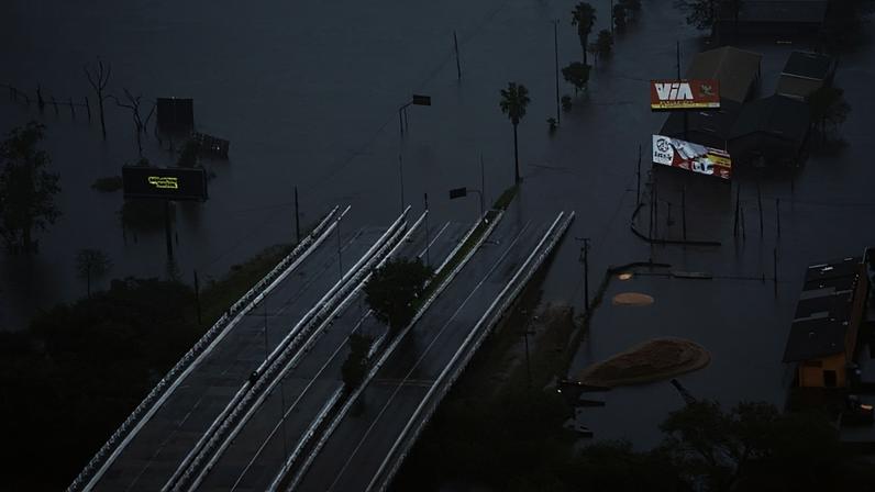 Região Sul deve ter chuvas acima da média no trimestre que vai de julho a setembro; na foto, enchentes no RS em 2024