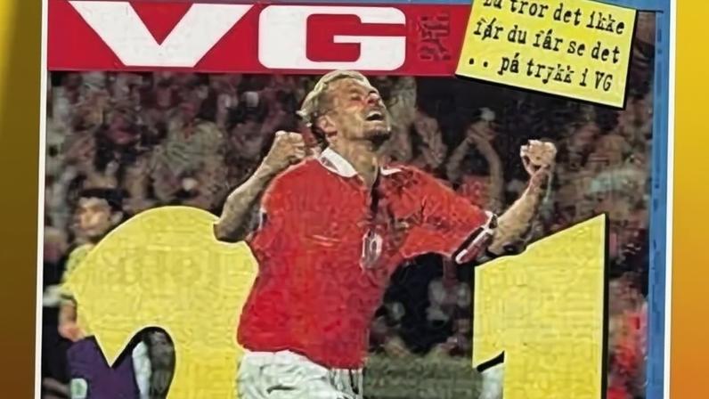 Capa do jornal norueguês VG