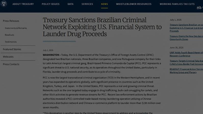 Operação da PF prende secretária alvo de sanção dos EUA por suspeita de ligação com PCC e mais 6 pessoas