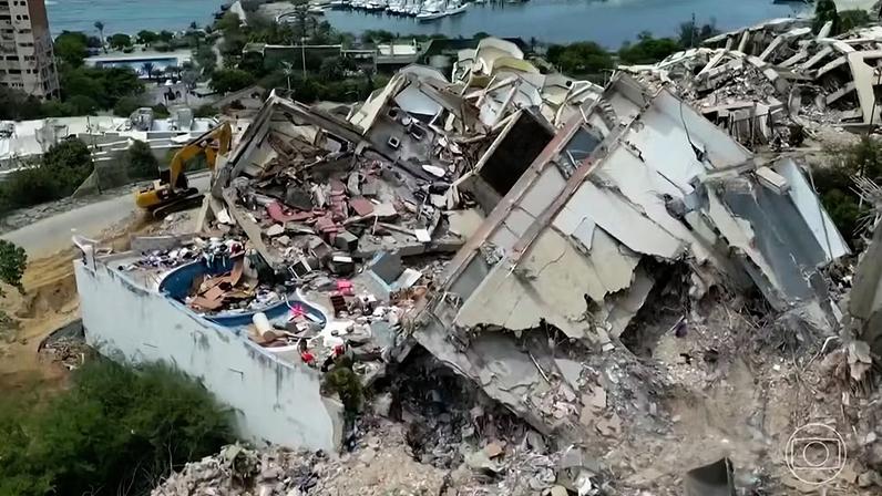 Mortes por terremotos na Venezuela chegam a quase 3 mil — Foto: Reprodução / JN
