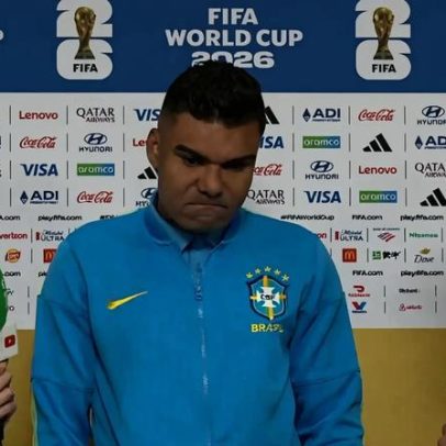 Casemiro chora em entrevista após eliminação do Brasil