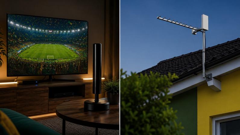Especialistas explicam se é possível ver a Copa com antena digital de arame