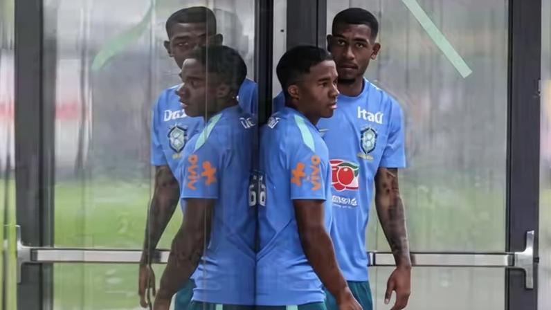 Jornal "Marca" elogia Endrick — Foto: Reprodução