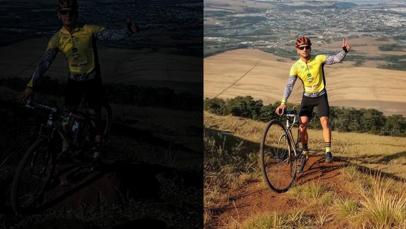 imagem colorida ciclista morre atropelado romaria trindade