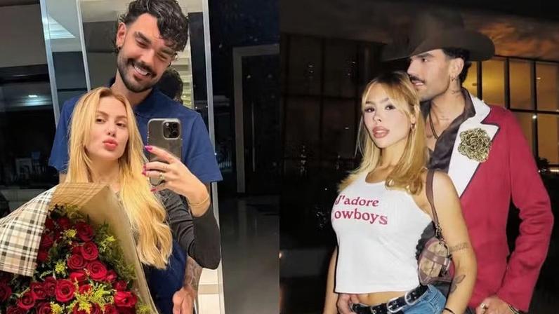 Duda Corrêa e Luan Pereira / Victoria Miranda e Luan Pereira — Foto: Reprodução/Instagram