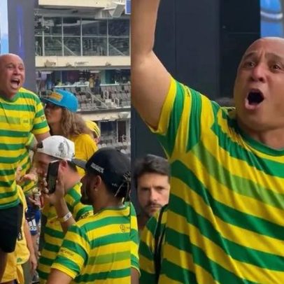 Torcedor ataca desempenho do Brasil após eliminação no estádio