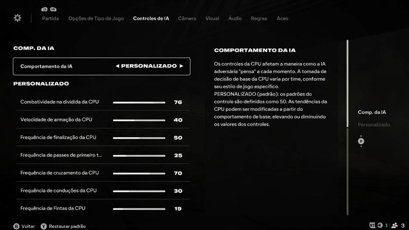 Copa do Mundo realista em EA FC 26 com as melhores configurações e sliders