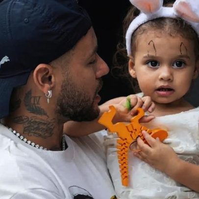 Neymar celebra aniversário de 2 anos da filha Helena com homenagem