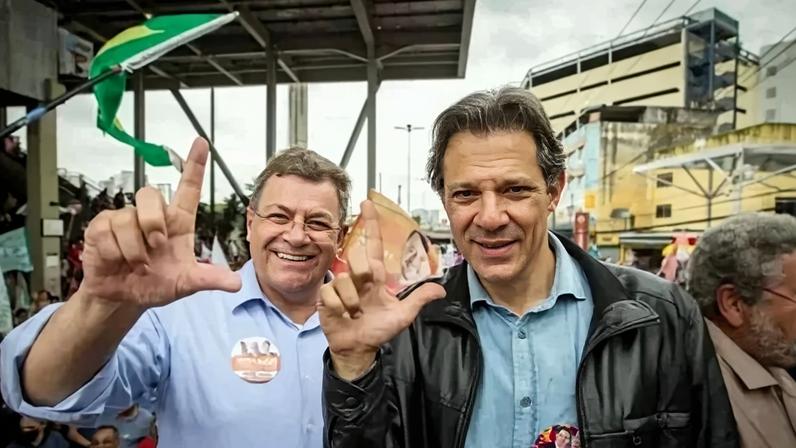 Datafolha: coordenador de campanha de Haddad reage a Tarcísio à frente