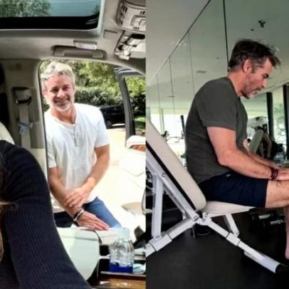 Jennifer Aniston divulga fotos de férias com o namorado e amigos famosos