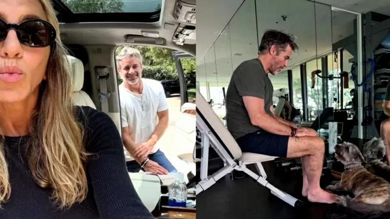 Jennifer Aniston publica fotos raras com namorado durante férias de verão nos EUA